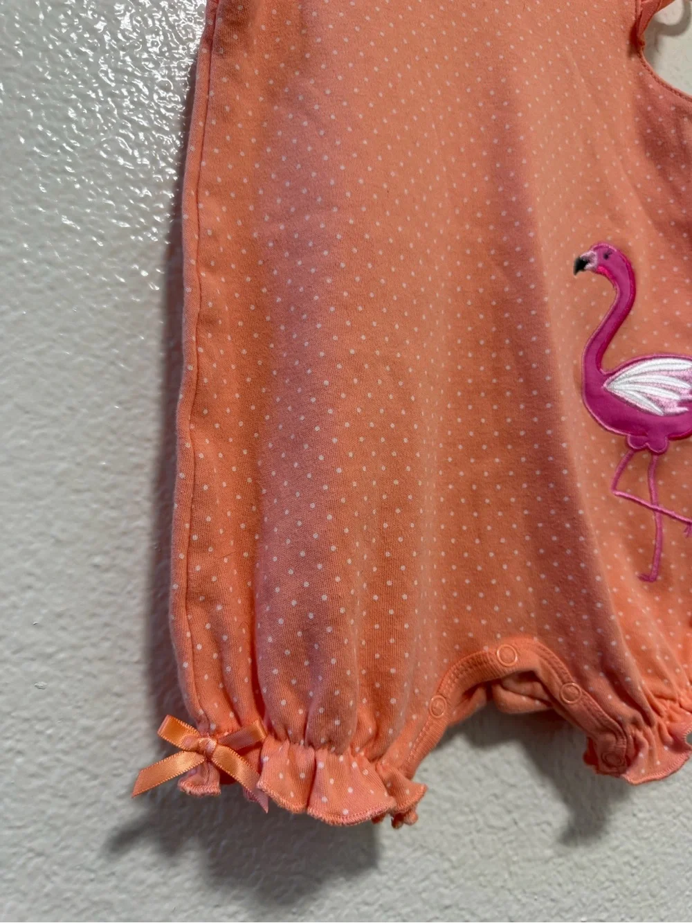 millie & myles toddler girl flamingo romper